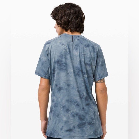 Lululemon Always Agile Short Sleeve-Diamond Dye True Navy Chambray - Picture 2 of 10